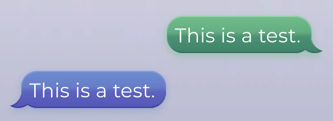 The two flavours of bubbles.