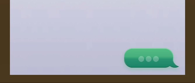 The typing indicator