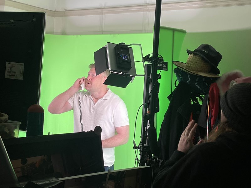 Jon directing one of the shoots