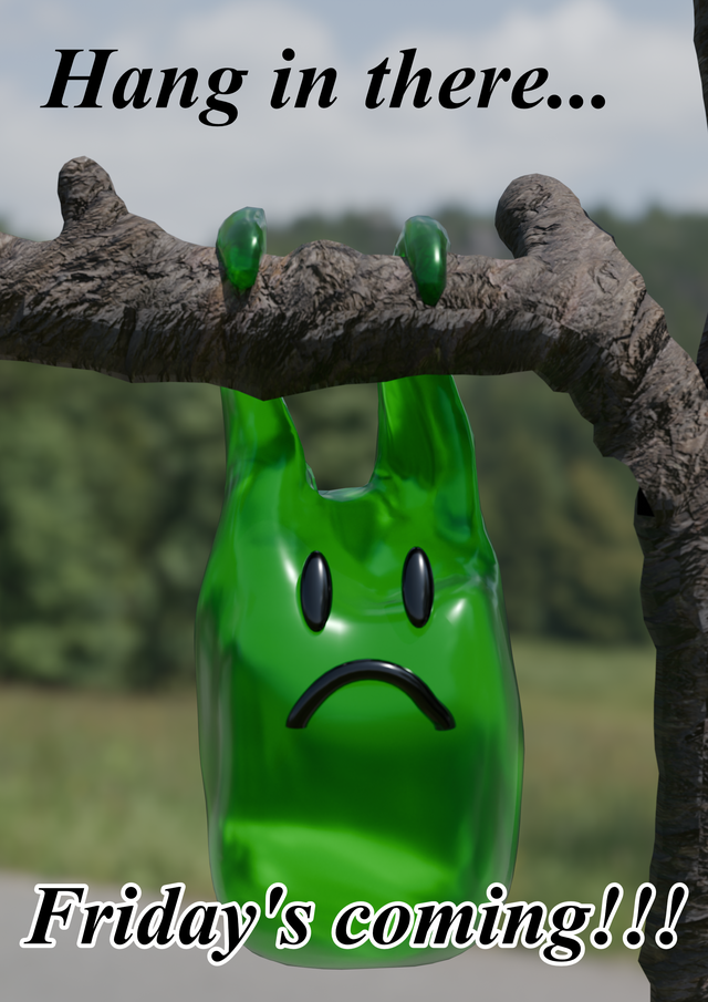 Gorf hang in there motivational poster