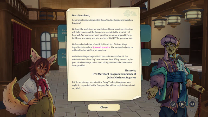 Merchants of Rosewall screenshot