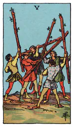 Five of Wands