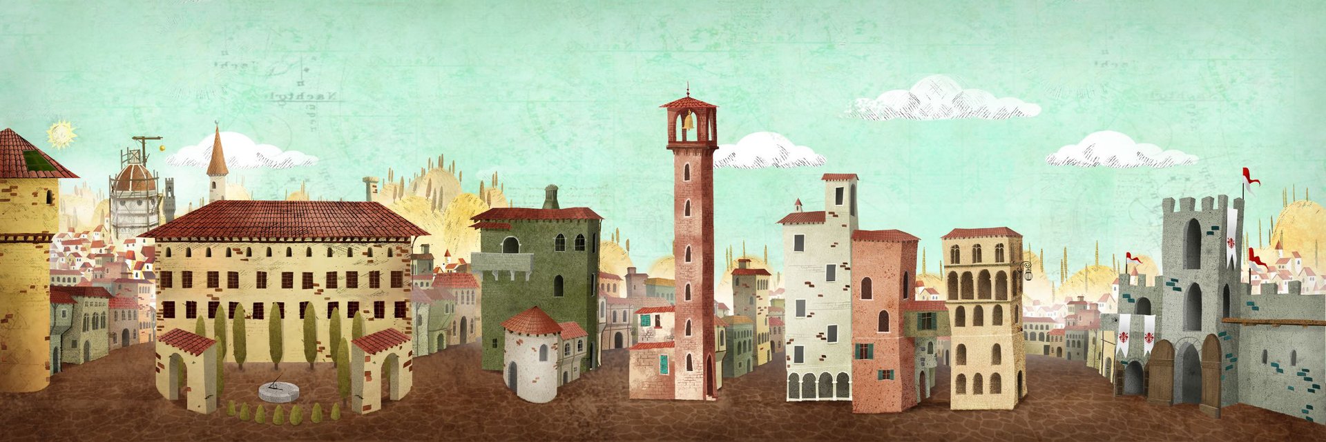 The rooftops of Renaissance Florence