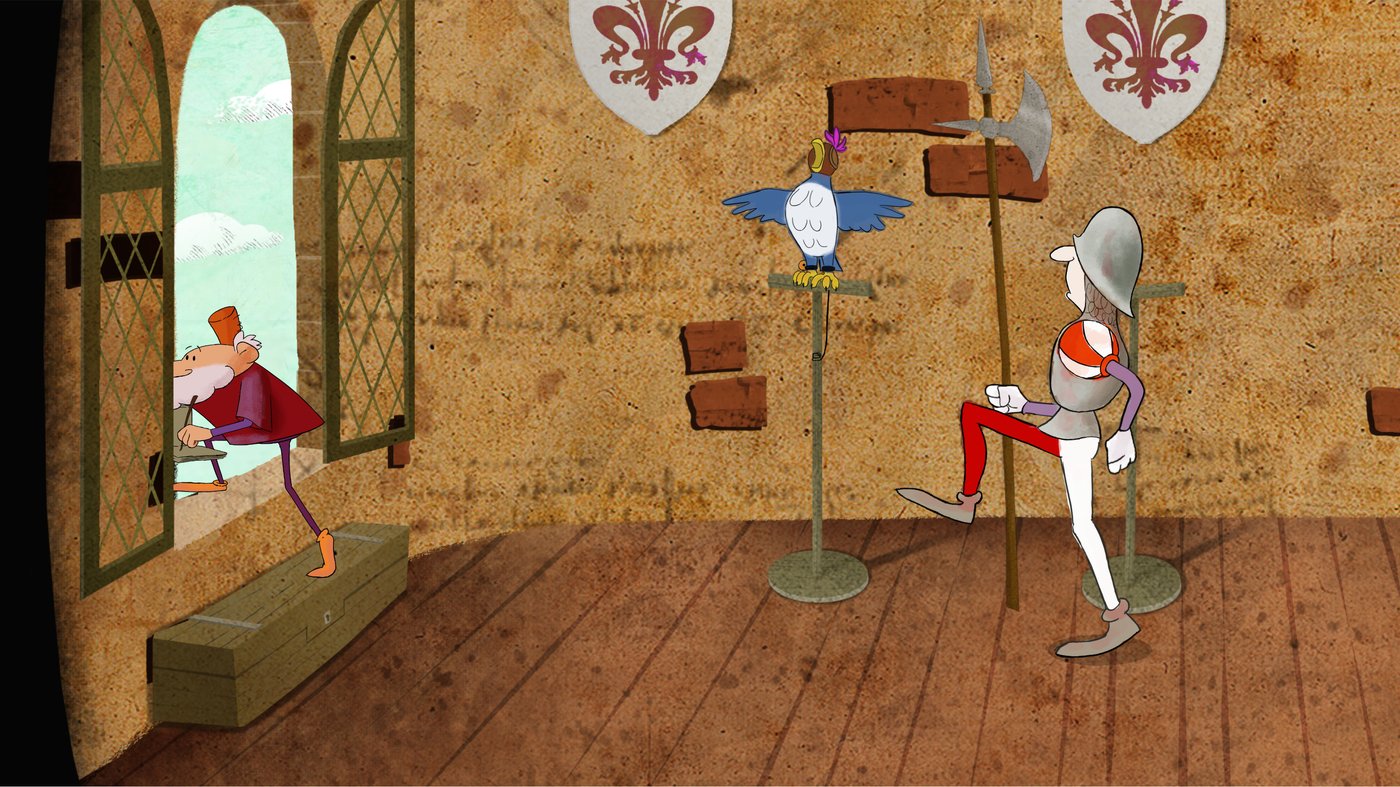 Sneaking past guards