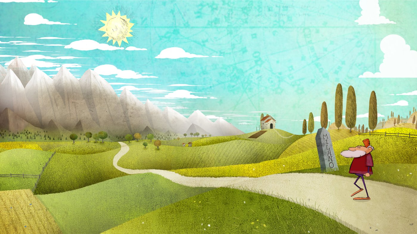 Leonardo on the road to Milan